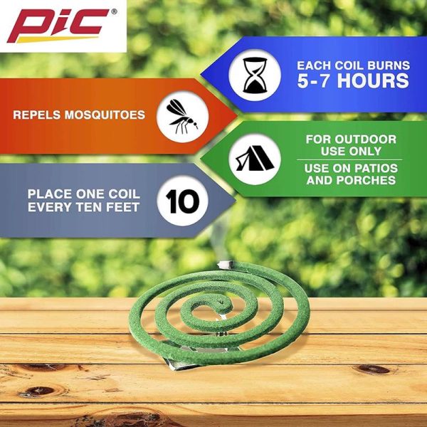 PIC Insect Repellent Coil For Mosquitoes 4.4 lb Online Hot Sale