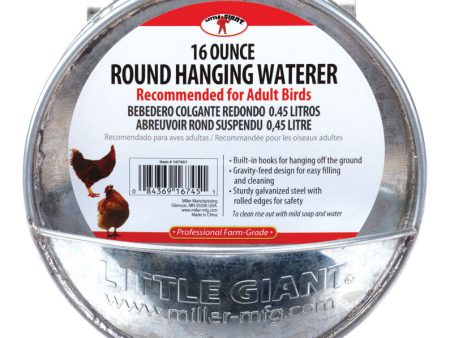 Little Giant 16 oz Hanging Waterer For Poultry Sale