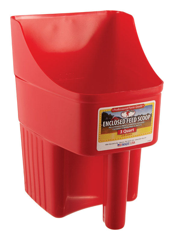 Little Giant Plastic Red 3 qt Feed Scoop on Sale