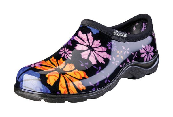 Sloggers Flower Power Women s Garden Rain Shoes 10 US Black Online Hot Sale