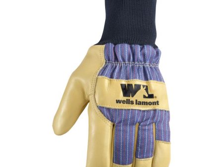 Wells Lamont Men s Outdoor Cold Weather Work Gloves Blue Tan L 1 pk Cheap