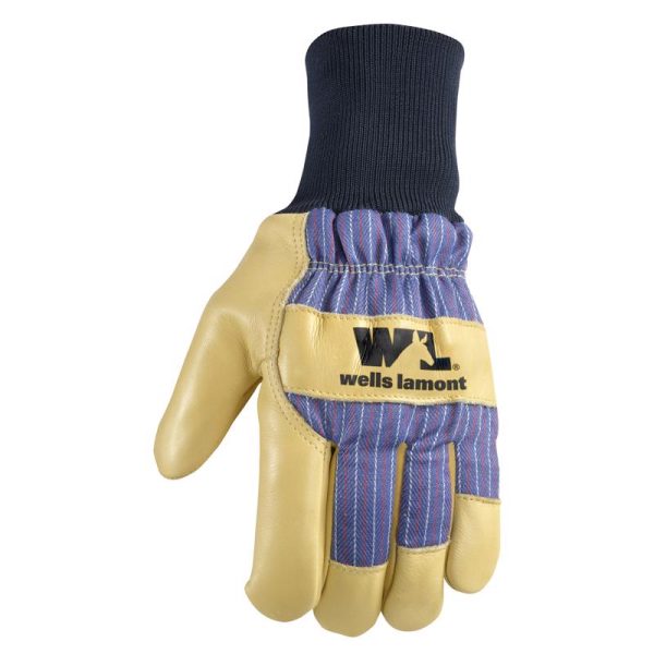 Wells Lamont Men s Outdoor Cold Weather Work Gloves Blue Tan L 1 pk Cheap