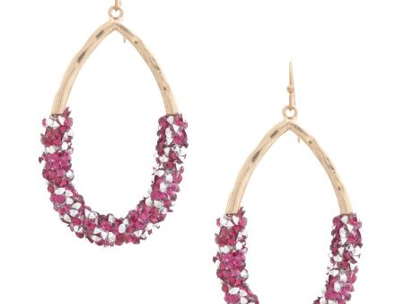 Beaded Teardrop Dangle Earring Online Hot Sale