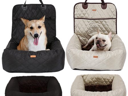 2 In 1 Pet Dog Carrier Folding Car Seat Pad Thickened Multi-purpose Pet Bed Dog Car Mattress Pets Supplies Fashion