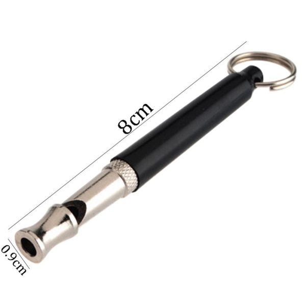 1Pcs Pet Dog Cat Training Obedience Black Whistle Ultrasonic Supersonic Sound Pitch Quiet Trainning Whistles Pets Supplies Online Sale