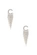 Crystal C Shape Baguette Fringe Earring Online Hot Sale