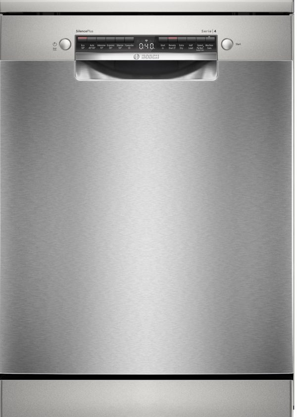 Bosch Serie 4 SMS4EMI06G Wifi Connected Standard Dishwasher - Silver Inox - B Rated Sale