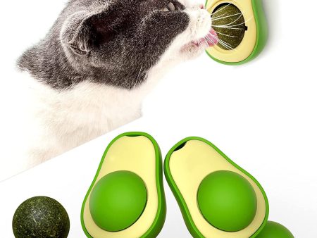 Cute Avocado Catnip Toys Cat Teeth Cleaning Toy Cat Supplies Catnip Mini Cat Treat Toys Interactive Pet Toys Pet Products Pet Avocado Ball Cute Funny Mint Cleaning Teeth Toy For Cat Supplies Online Sale