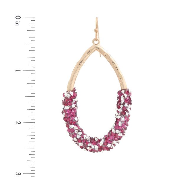 Beaded Teardrop Dangle Earring Online Hot Sale