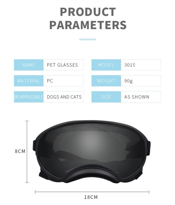 Ski Pet Dog Wind Protection Goggles Accessories on Sale