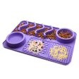 Dog Silicone Licking Pad Pet Licking Mat Silicone Smelling Mat Multifunctional Food Bowl Pets Supplies Discount