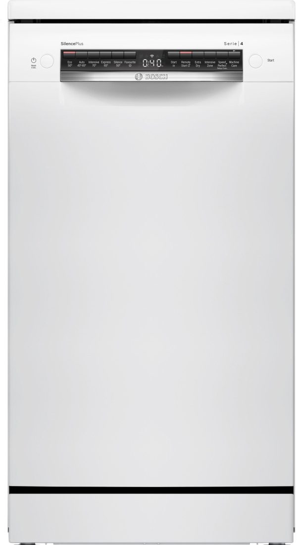 Bosch Serie 4 SPS4HMW49G Wifi Connected Slimline Dishwasher - White - E Rated For Cheap