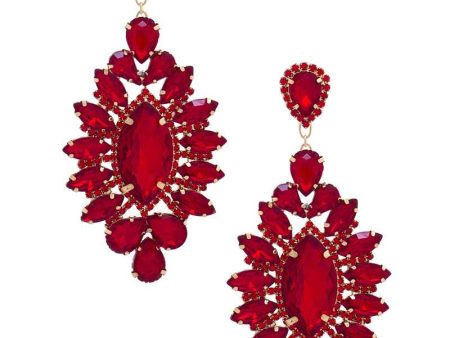 Marquise Rhinestone Dangle Earring Cheap