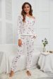 Flamingo Long Sleeve Top and Pants Lounge Set Online Sale