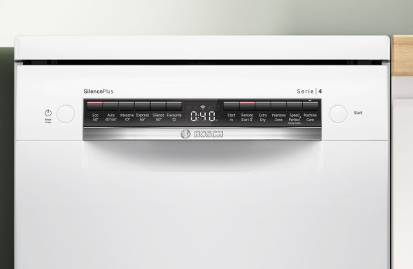 Bosch Serie 4 SPS4HMW49G Wifi Connected Slimline Dishwasher - White - E Rated For Cheap