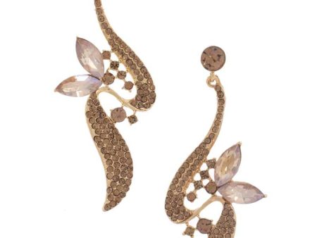 Rhinestone Dangle Earring Online Sale