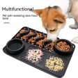 Dog Silicone Licking Pad Pet Licking Mat Silicone Smelling Mat Multifunctional Food Bowl Pets Supplies Discount