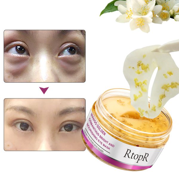 Eye Mask Mango Golden Osmanthus Bright And Nourishing Skin Care Anti-Puffiness Dark Circle Anti-Aging Treatment Mask Online Sale