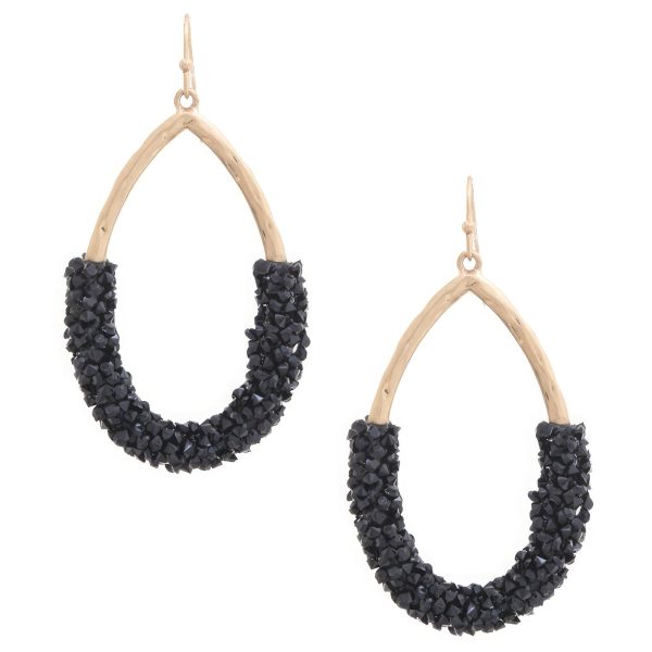 Beaded Teardrop Dangle Earring Online Hot Sale