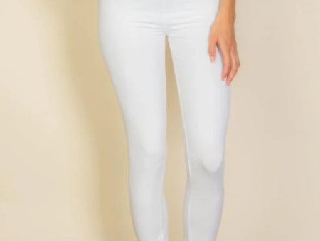 Basic Solid Leggings For Discount