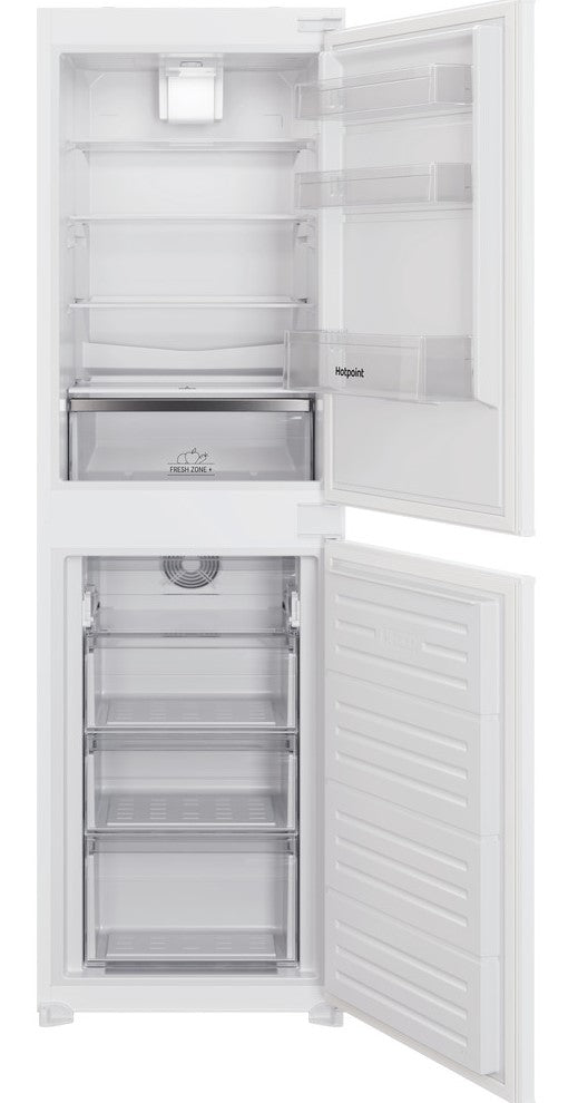 Hotpoint HBC185050F2 Integrated Frost Free Fridge Freezer with Sliding Door Fixing Kit - White - E Rated Online Sale