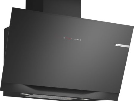 Bosch Serie 8 DWK91LT60B 90cm Wifi Connected Chimney Hood - Black Glass Cheap