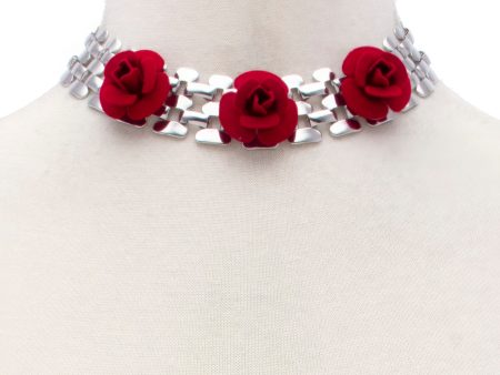 Sodajo Flower Metal Necklace Fashion