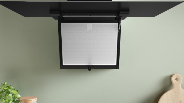 Bosch Serie 4 DWK87FN60B 80cm Wifi Connected Chimney Hood - Black Glass For Discount