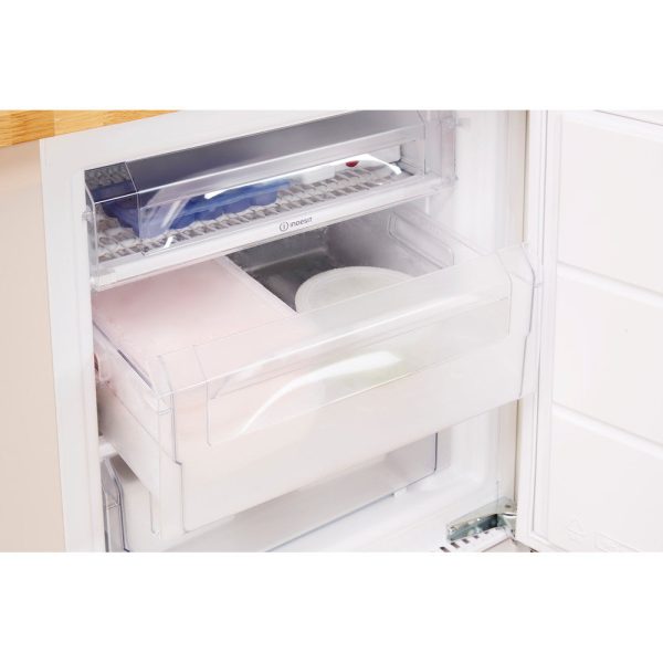 Indesit INBUFZ011 60cm Integrated Undercounter Freezer - Fixed Door Fixing Kit - White - E Rated Supply