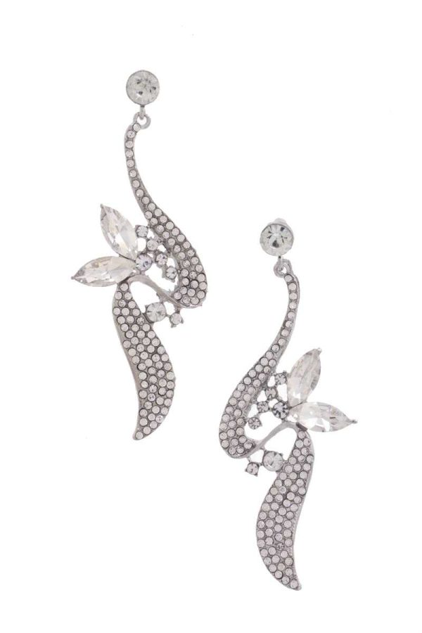 Rhinestone Dangle Earring Online Sale