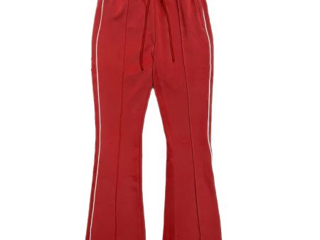 Mens Side Pipe Stacked Flare Pants Fashion