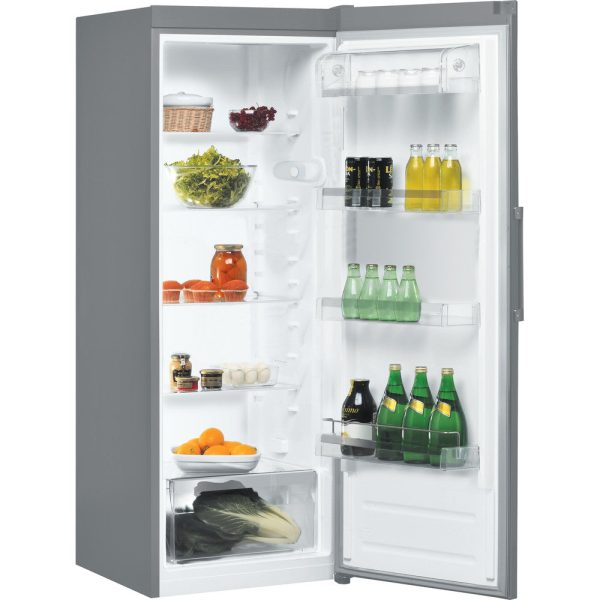 Indesit SI62S 60cm Wide Larder Fridge - Silver - E  Rated Online Hot Sale