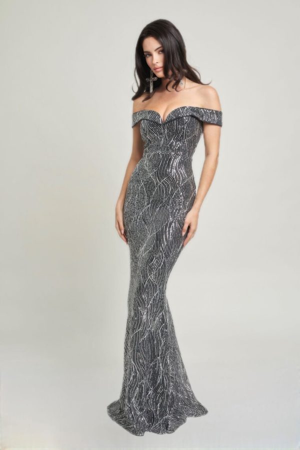 Sirene Sequins Maxi Dress Discount