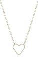 Metal Chain Heart Pendant Necklace Fashion