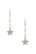 Chain Link Marble Star Earring For Sale