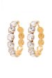 Rhinestone 3.25 Inch Classic Hoop Earring Discount