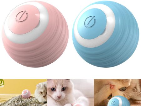 Automatic Moving Bouncing Rolling Ball Smart Cat Toy Ball Self-Moving Kitten Toy For Indoor Cat Kitten Fashion