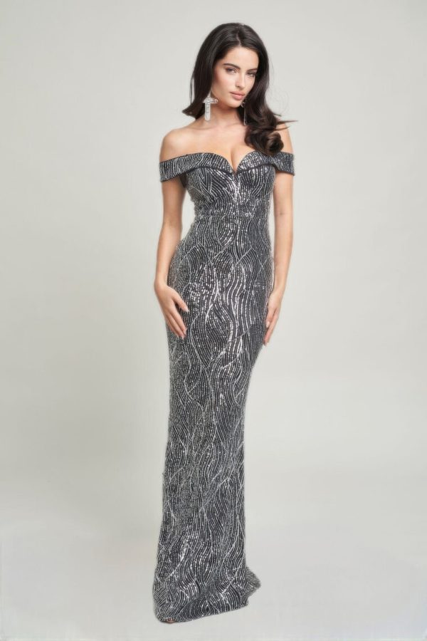 Sirene Sequins Maxi Dress Discount