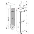 Hotpoint HBC185050F2 Integrated Frost Free Fridge Freezer with Sliding Door Fixing Kit - White - E Rated Online Sale