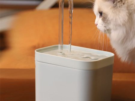 Automatic Cat Water Fountain Auto Filter USB Electric Mute Cat Drinker Bowl 1.5L Recirculate Filtring Drinker For Cats Pet Water Dispenser For Sale