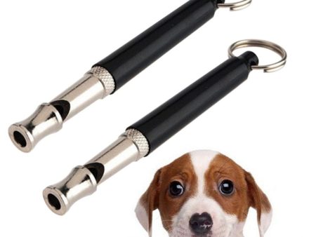 1Pcs Pet Dog Cat Training Obedience Black Whistle Ultrasonic Supersonic Sound Pitch Quiet Trainning Whistles Pets Supplies Online Sale