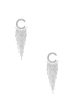 Crystal C Shape Baguette Fringe Earring Online Hot Sale