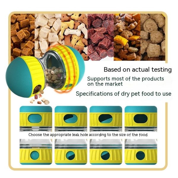 Food Dispensing Dog Toy Tumbler Leaky Food Ball Puzzle Toys Interactive Slowly Feeding Protect Stomach Increase Intelligence Pets Toy Pet Products Supply