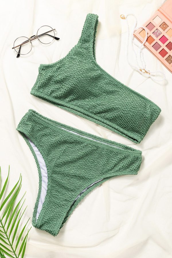 Single Shoulder Bikini Set Sale