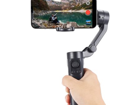 F5 plus stabilizer 3-axis mobile phone stabilizer shooting device shake resistant handheld pan tilt For Sale