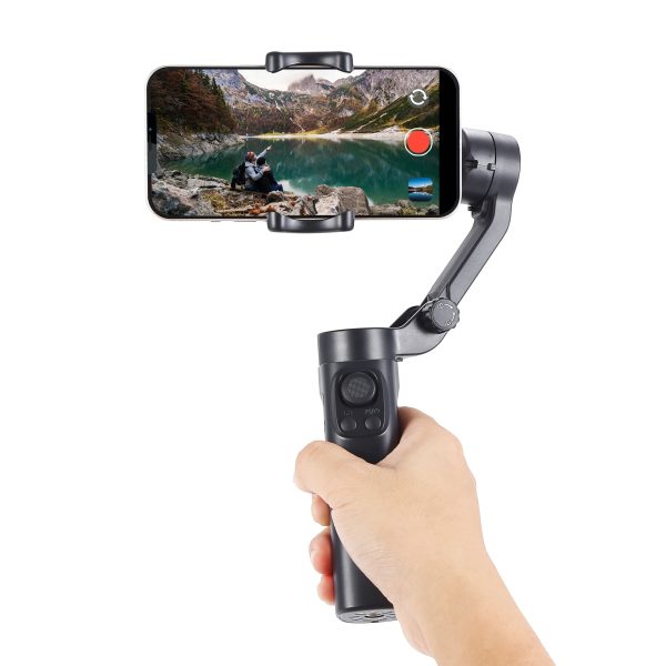 F5 plus stabilizer 3-axis mobile phone stabilizer shooting device shake resistant handheld pan tilt For Sale