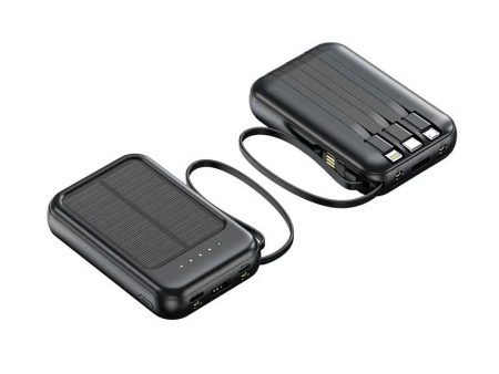 Mini solar power bank comes with a 20000mAh outdoor camping portable large capacity mobile power supply Online