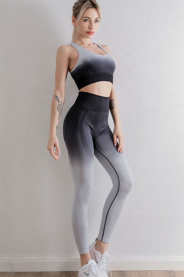 Gradient Sports Bra and Leggings Set Online