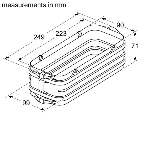 BOSCH HEZ9VDSS1 Connection Piece for use Between Straight Channel Ducting Components and Bends Online