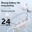 JS352 Headphones HIFI Sound Big Battery Life Clip-On Earbuds LED Display TWS Wireless Earphone For Gaming Sport Supply